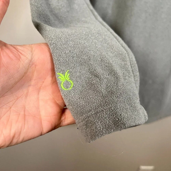 Dudley Stephens Cobble Hill Turtleneck Size XS Gray Vello Fleece Cozy Minimal - Picture 5 of 10